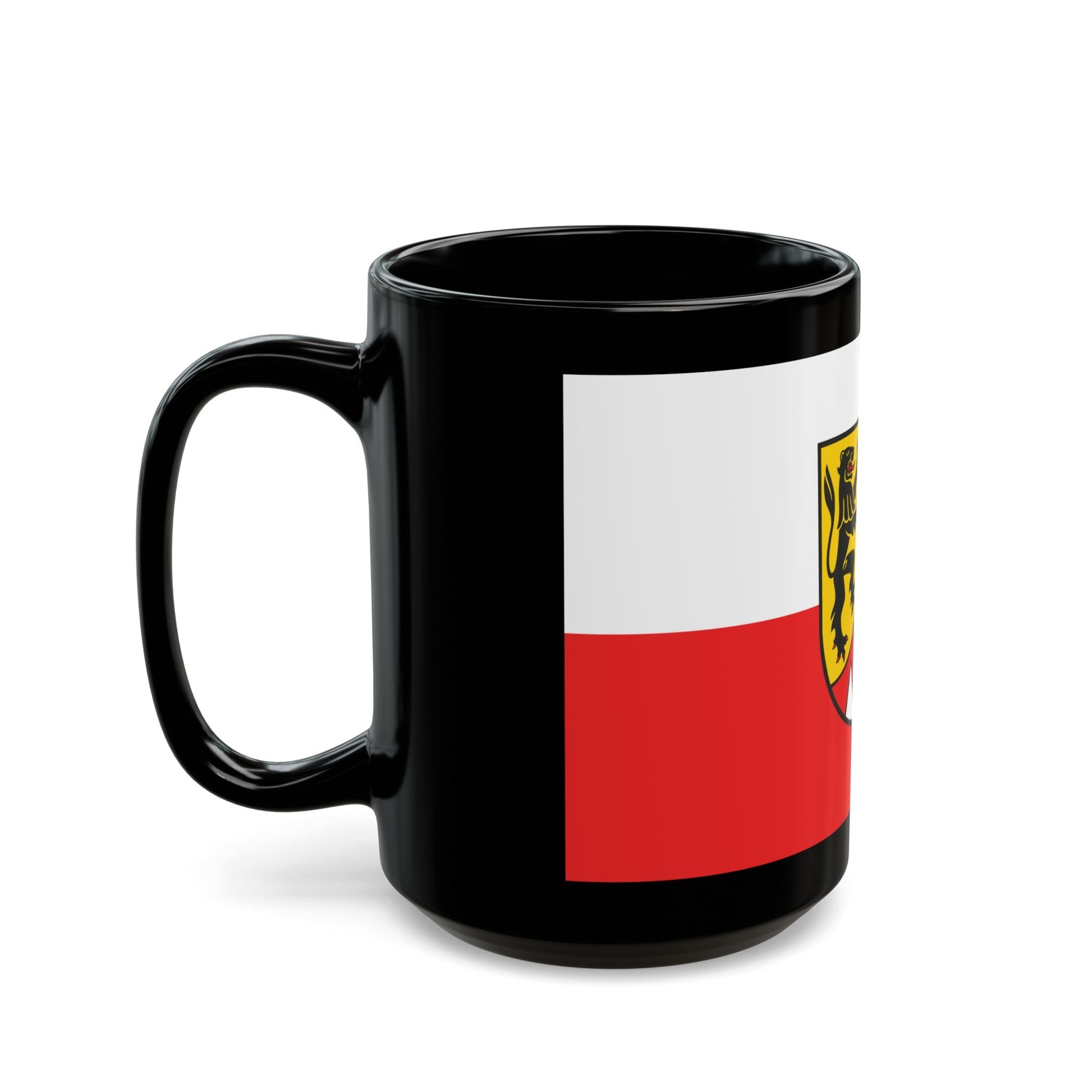 Flag of Hildburghausen Germany - Black Coffee Mug-The Sticker Space