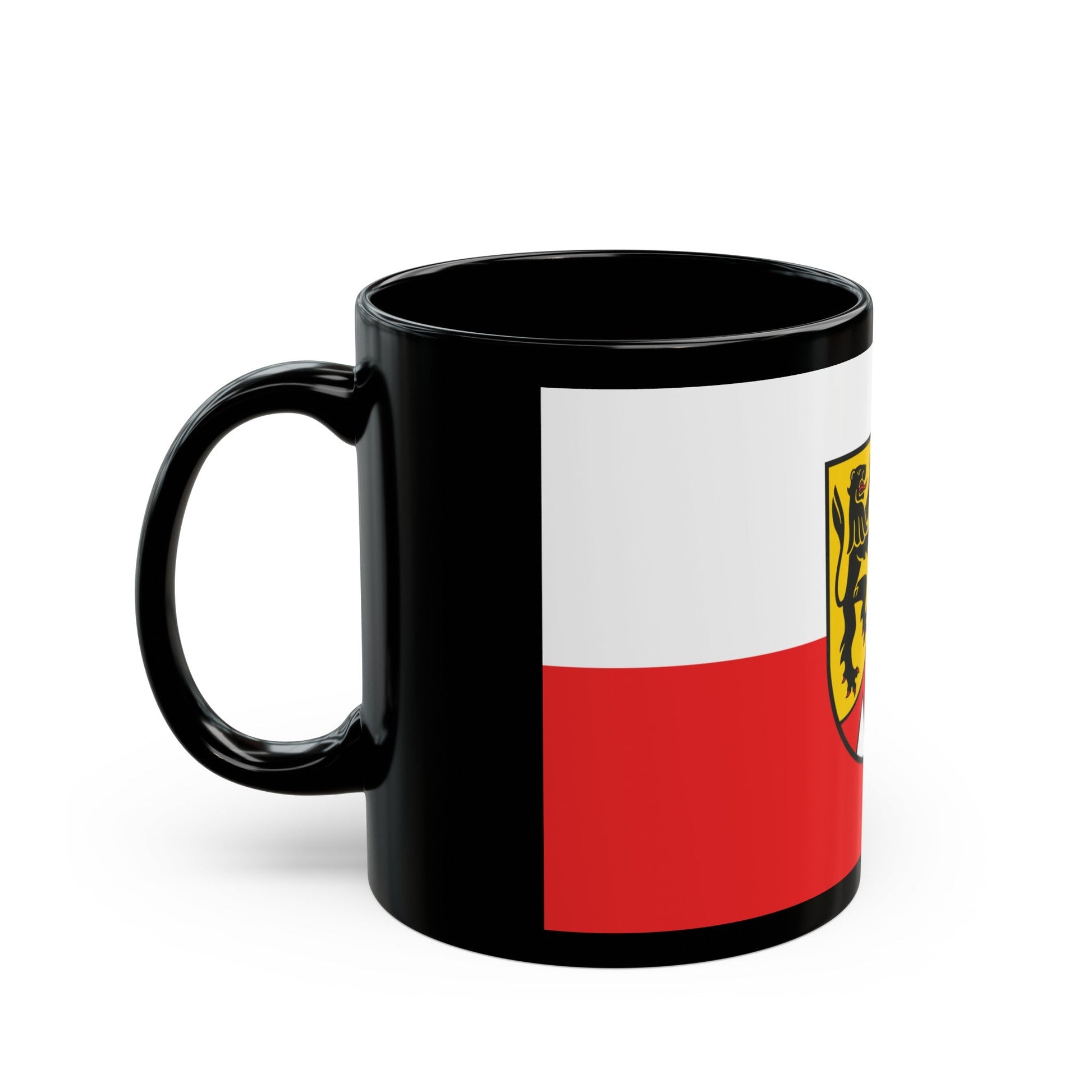 Flag of Hildburghausen Germany - Black Coffee Mug-The Sticker Space