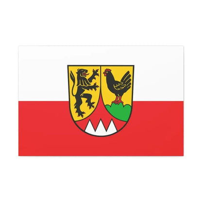 Flag of Hildburghausen Germany - Canvas Wall Art 36" x 24" 1.25" - The Sticker Space