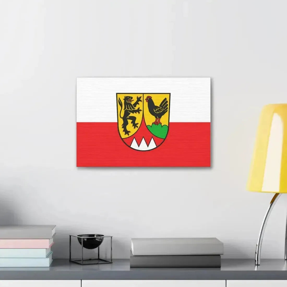 Flag of Hildburghausen Germany - Canvas Wall Art - The Sticker Space