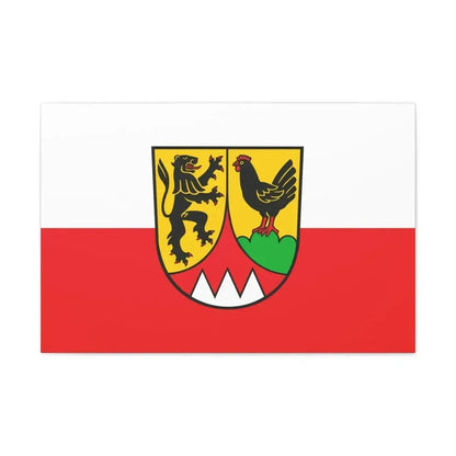 Flag of Hildburghausen Germany - Canvas Wall Art - The Sticker Space