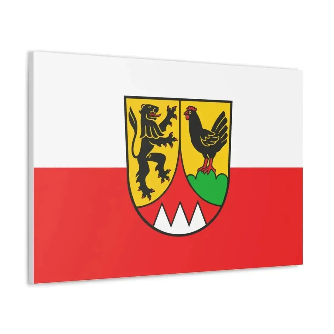 Flag of Hildburghausen Germany - Canvas Wall Art - The Sticker Space