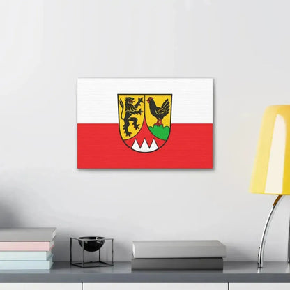 Flag of Hildburghausen Germany - Canvas Wall Art - The Sticker Space