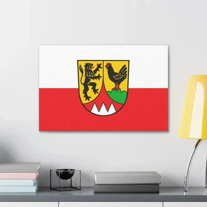 Flag of Hildburghausen Germany - Canvas Wall Art - The Sticker Space