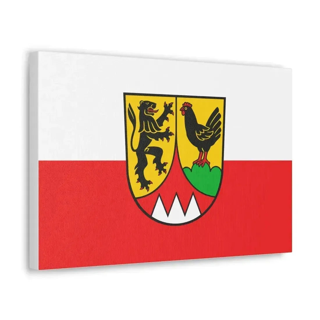 Flag of Hildburghausen Germany - Canvas Wall Art - The Sticker Space
