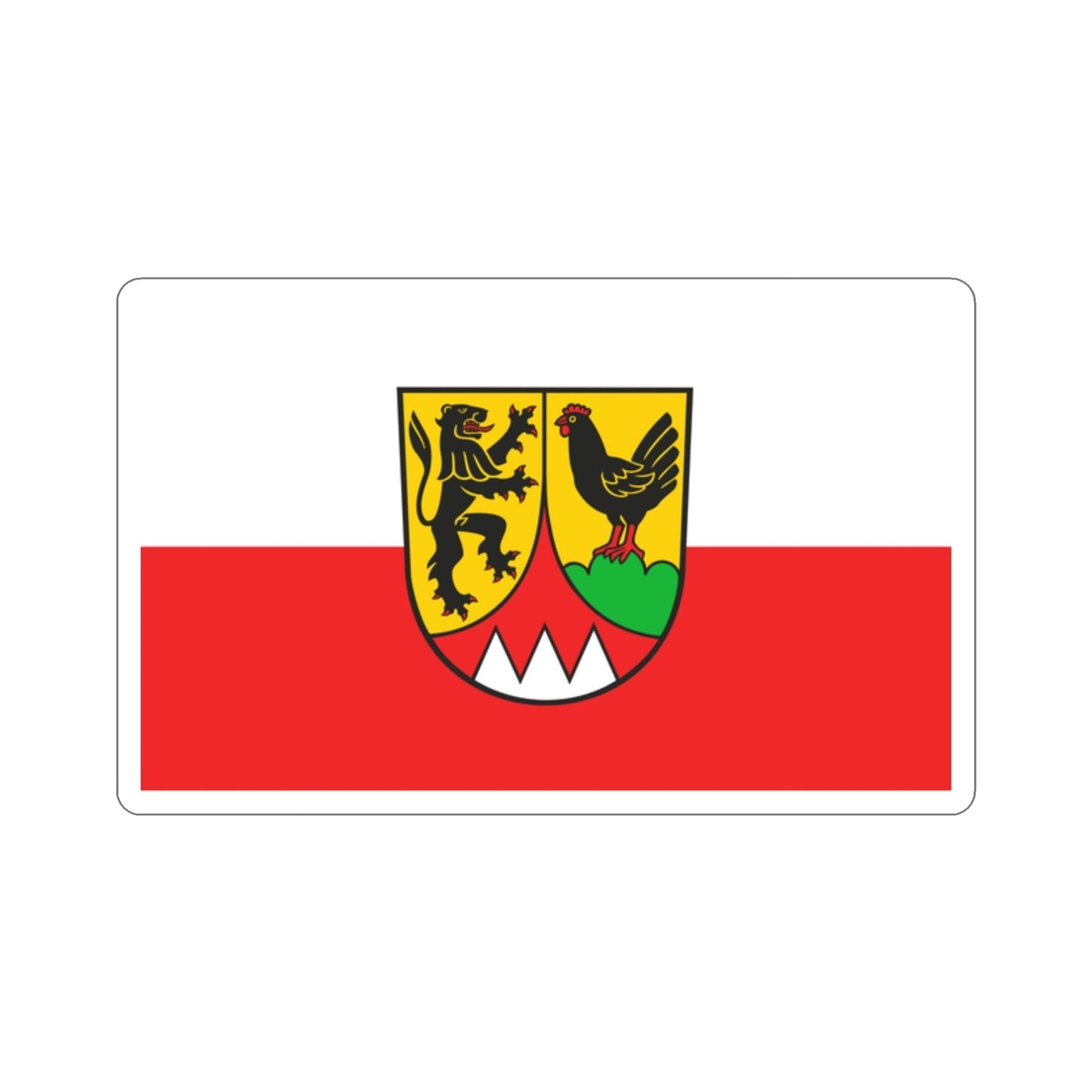 Flag of Hildburghausen Germany STICKER Vinyl Die-Cut Decal-2 Inch-The Sticker Space