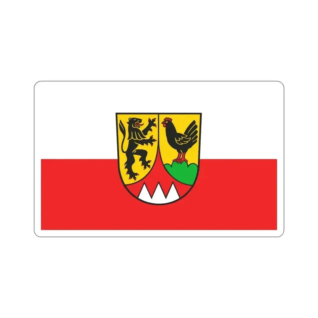 Flag of Hildburghausen Germany STICKER Vinyl Die-Cut Decal 5 Inch - The Sticker Space