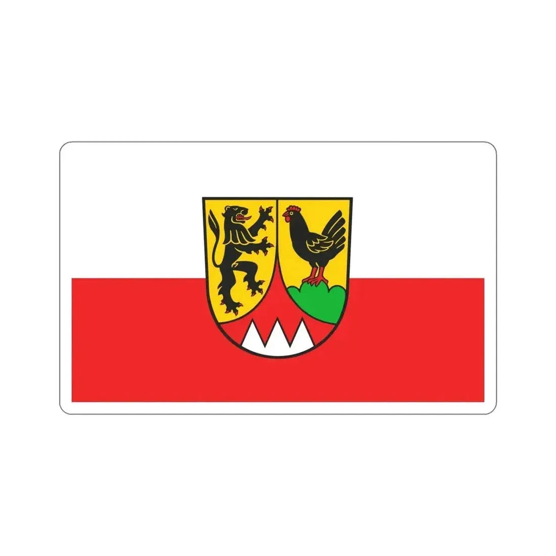 Flag of Hildburghausen Germany STICKER Vinyl Die-Cut Decal - The Sticker Space