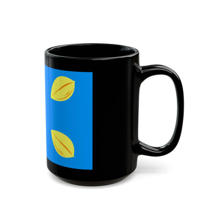 Flag of Hilversum the largest city of the Gooi area Netherlands - Black Coffee Mug-The Sticker Space