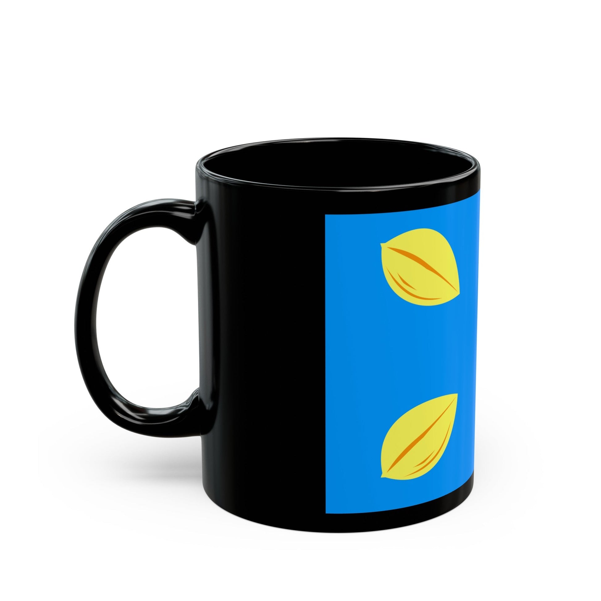 Flag of Hilversum the largest city of the Gooi area Netherlands - Black Coffee Mug-The Sticker Space