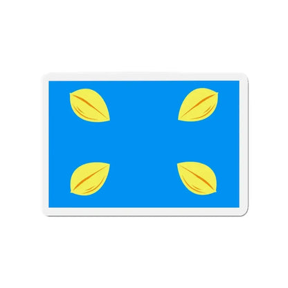 Flag of Hilversum the largest city of the Gooi area Netherlands - Refrigerator Magnet 3 Inch - The Sticker Space