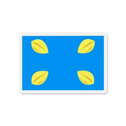 Flag of Hilversum the largest city of the Gooi area Netherlands - Refrigerator Magnet 4 Inch - The Sticker Space