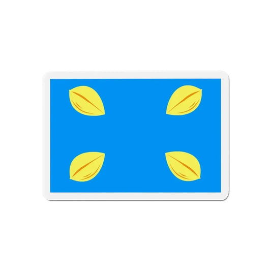 Flag of Hilversum the largest city of the Gooi area Netherlands - Refrigerator Magnet 6 Inch - The Sticker Space