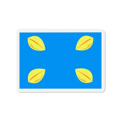 Flag of Hilversum the largest city of the Gooi area Netherlands - Refrigerator Magnet - The Sticker Space