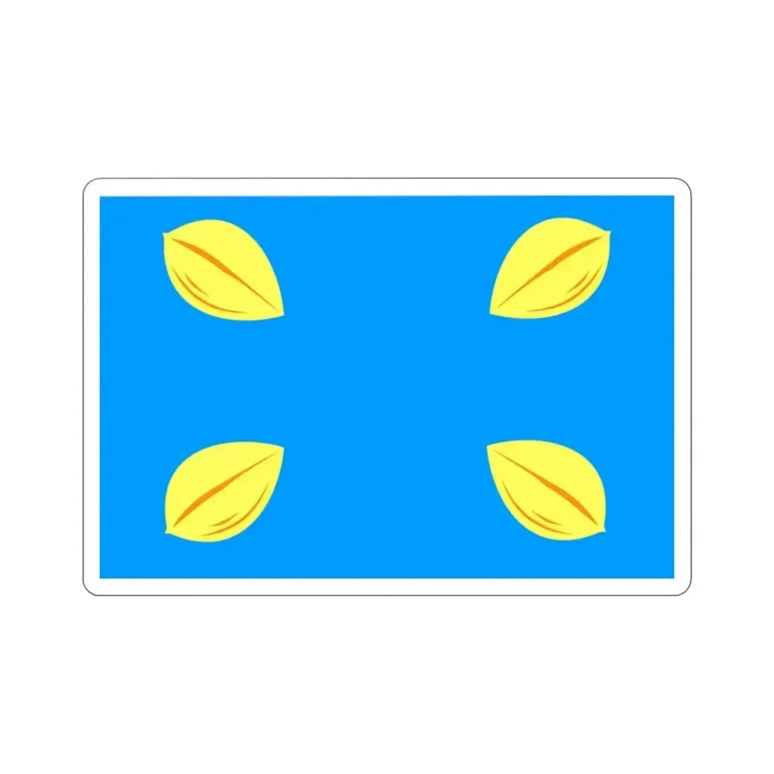 Flag of Hilversum the largest city of the Gooi area Netherlands STICKER Vinyl Die-Cut Decal 2 Inch - The Sticker Space