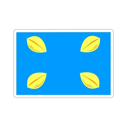 Flag of Hilversum the largest city of the Gooi area Netherlands STICKER Vinyl Die-Cut Decal 5 Inch - The Sticker Space