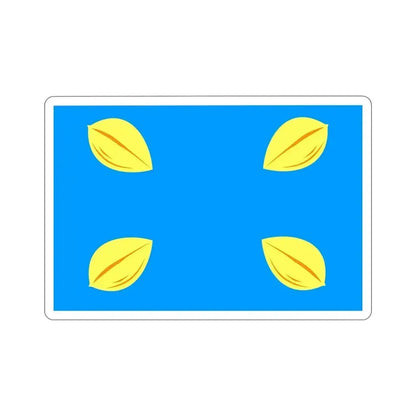 Flag of Hilversum the largest city of the Gooi area Netherlands STICKER Vinyl Die-Cut Decal 6 Inch - The Sticker Space