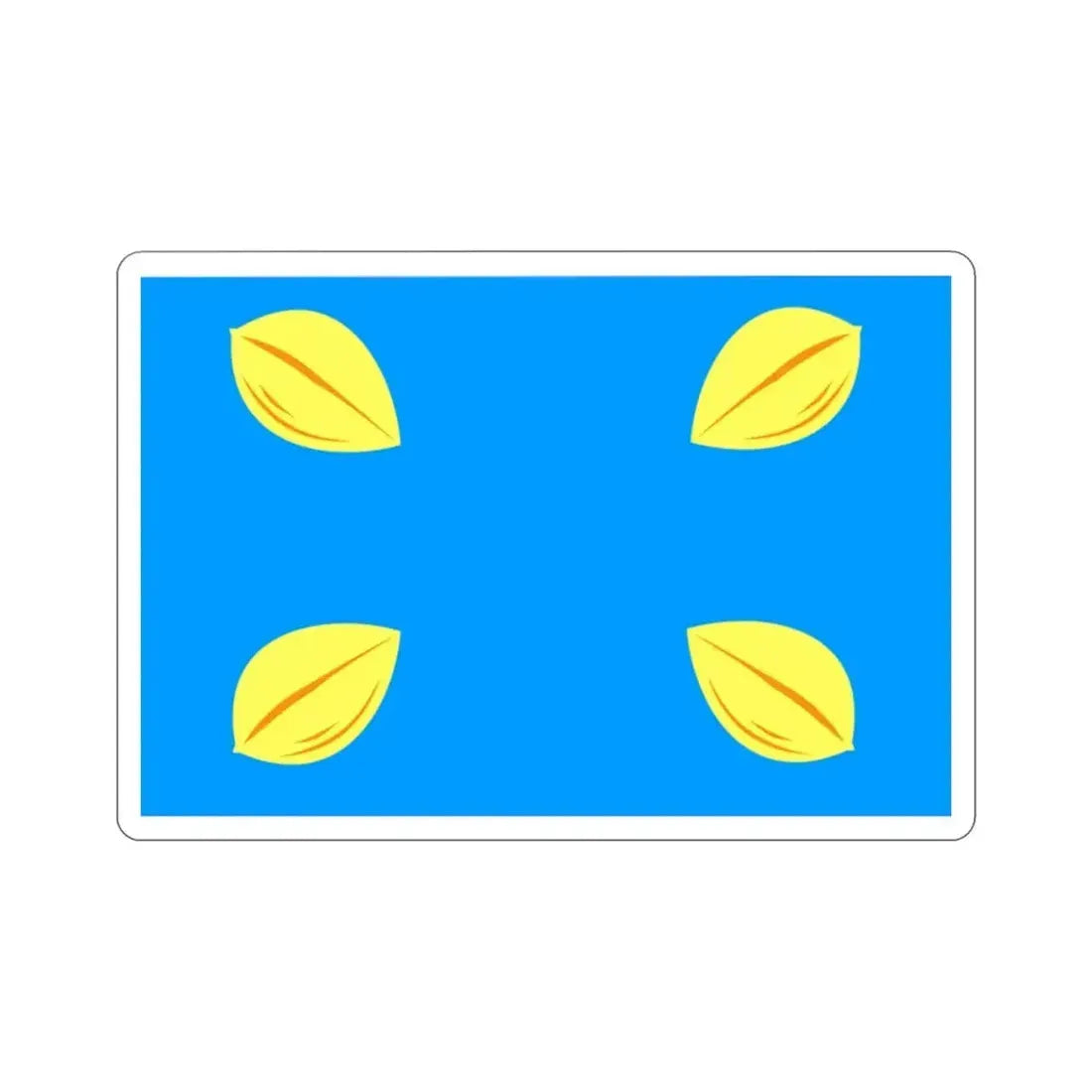 Flag of Hilversum the largest city of the Gooi area Netherlands STICKER Vinyl Die-Cut Decal - The Sticker Space