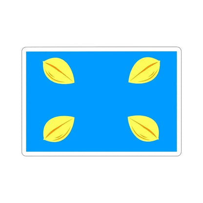 Flag of Hilversum the largest city of the Gooi area Netherlands STICKER Vinyl Die-Cut Decal - The Sticker Space