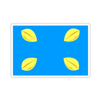 Flag of Hilversum the largest city of the Gooi area Netherlands STICKER Vinyl Die-Cut Decal - The Sticker Space