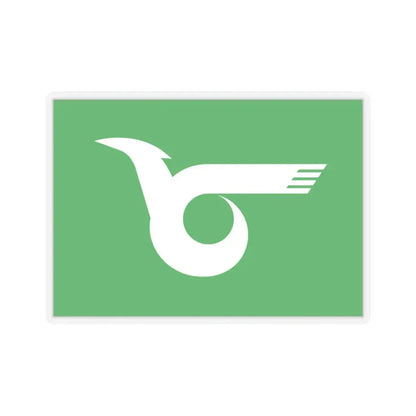 Flag of Himeji Hyogo Japan - STICKER Vinyl Kiss-Cut Decal 6 Inch Transparent - The Sticker Space