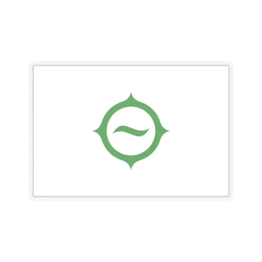 Flag of Hino Tokyo Japan - STICKER Vinyl Kiss-Cut Decal 2 Inch Transparent - The Sticker Space