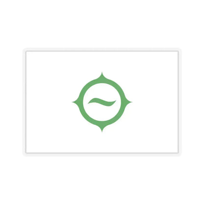 Flag of Hino Tokyo Japan - STICKER Vinyl Kiss-Cut Decal 3 Inch Transparent - The Sticker Space