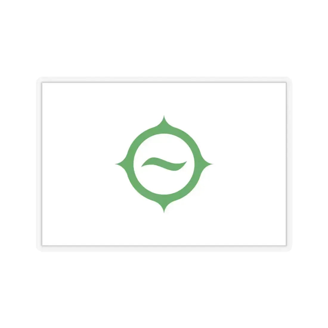 Flag of Hino Tokyo Japan - STICKER Vinyl Kiss-Cut Decal 4 Inch Transparent - The Sticker Space