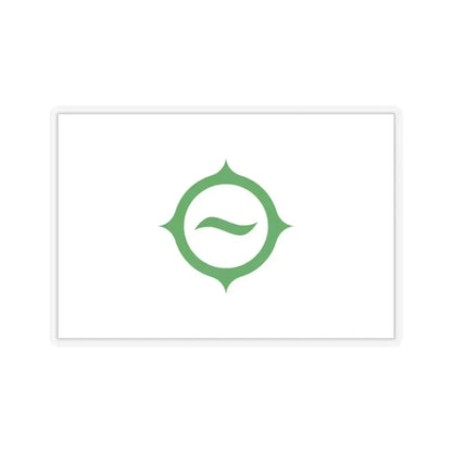 Flag of Hino Tokyo Japan - STICKER Vinyl Kiss-Cut Decal 4 Inch Transparent - The Sticker Space