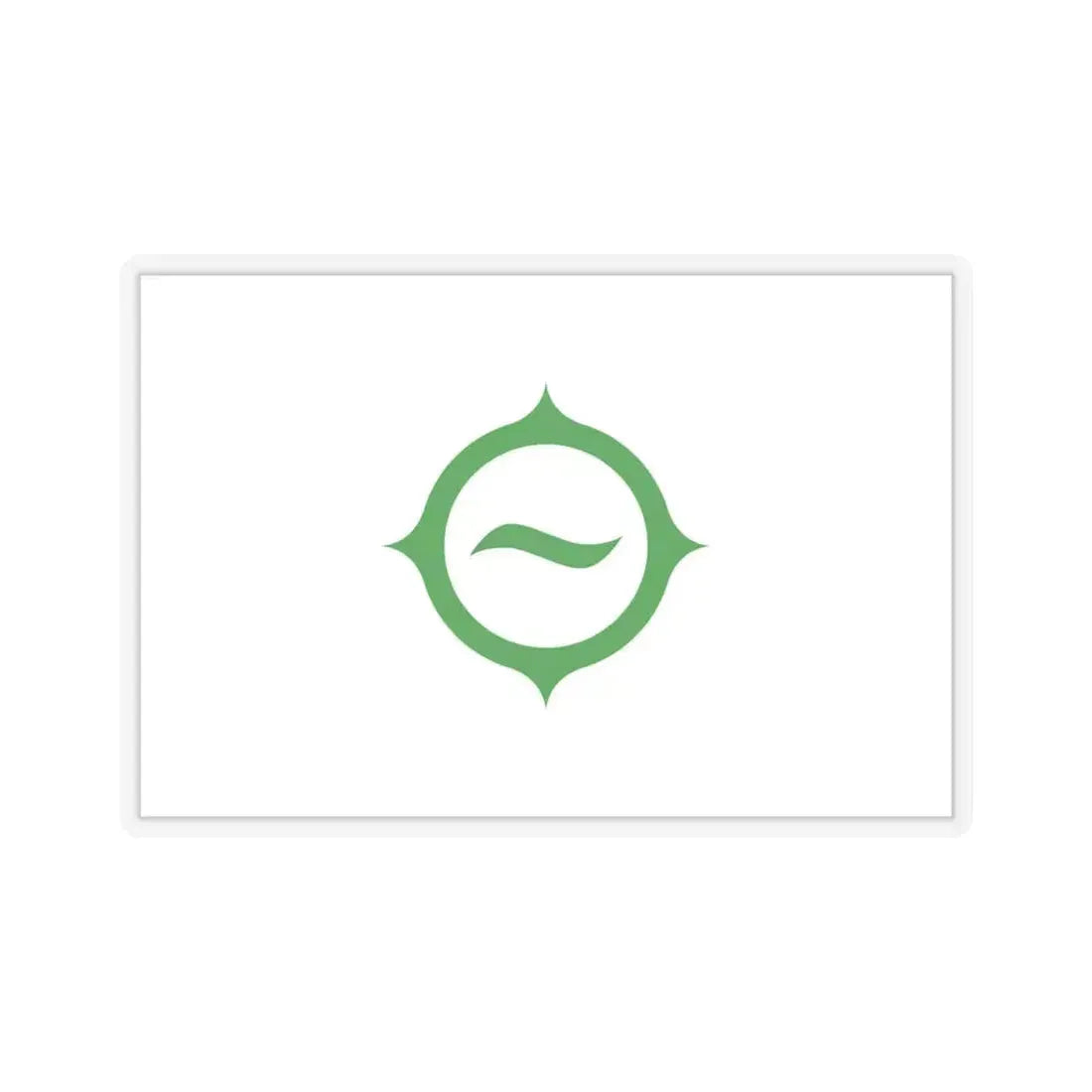 Flag of Hino Tokyo Japan - STICKER Vinyl Kiss-Cut Decal 6 Inch Transparent - The Sticker Space