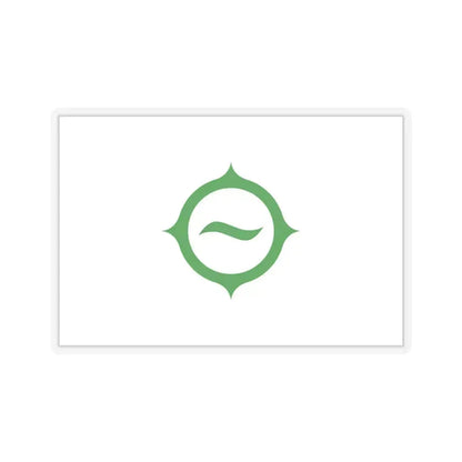 Flag of Hino Tokyo Japan - STICKER Vinyl Kiss-Cut Decal 6 Inch Transparent - The Sticker Space