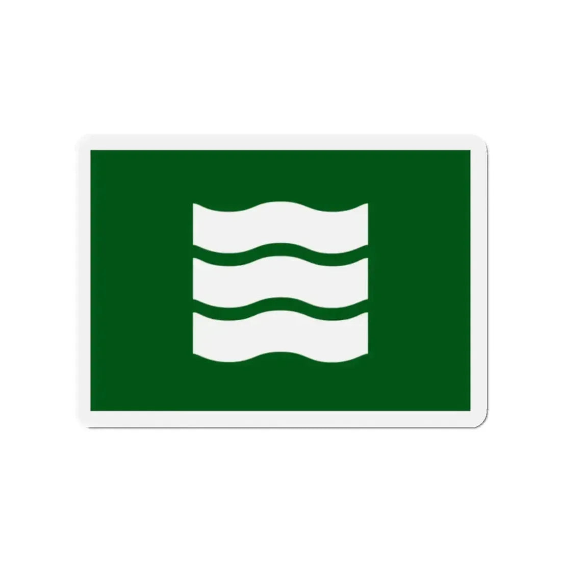 Flag of Hiroshima Hiroshima Japan - Refrigerator Magnet 2 Inch - The Sticker Space