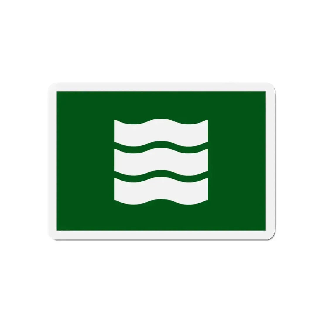 Flag of Hiroshima Hiroshima Japan - Refrigerator Magnet 4 Inch - The Sticker Space