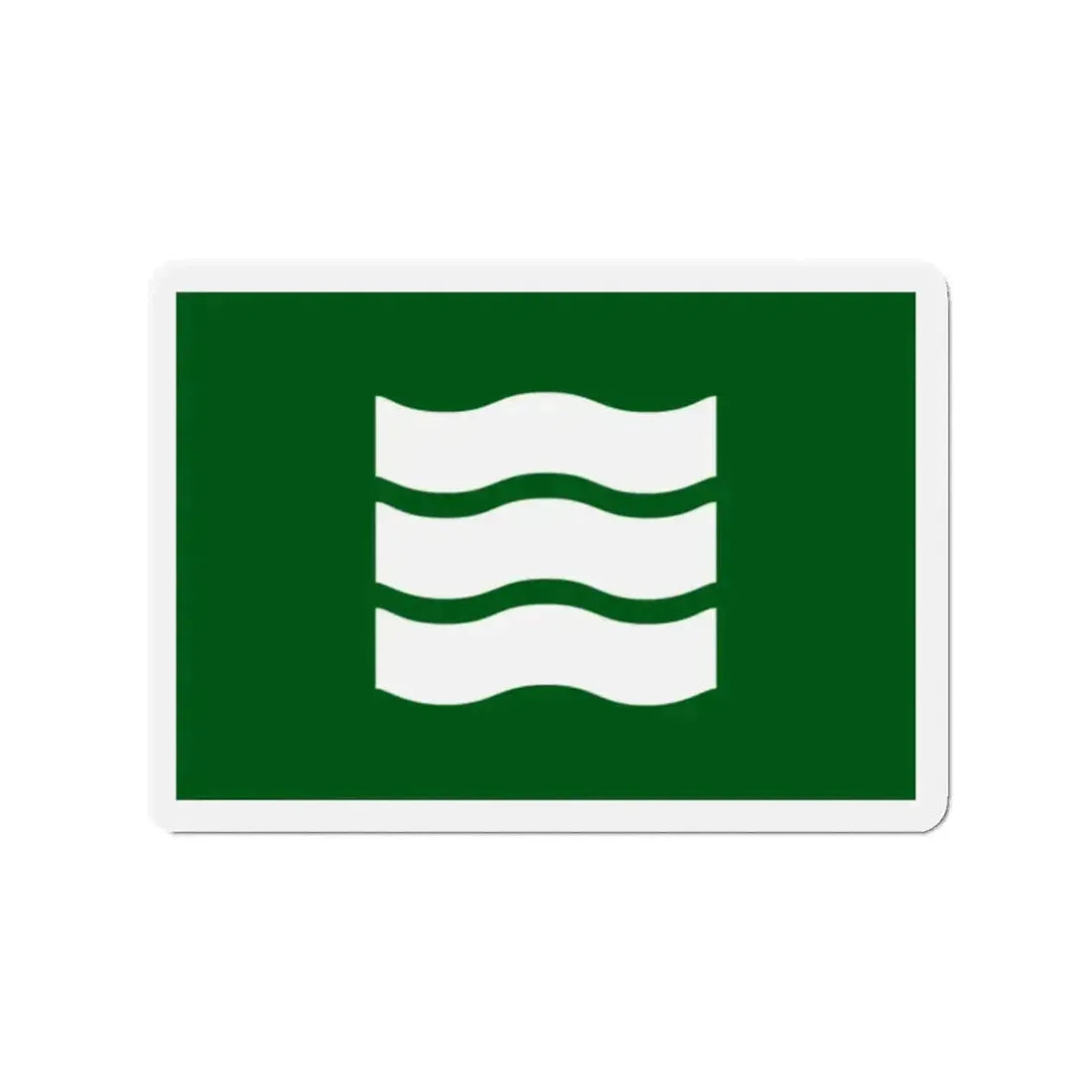 Flag of Hiroshima Hiroshima Japan - Refrigerator Magnet - The Sticker Space