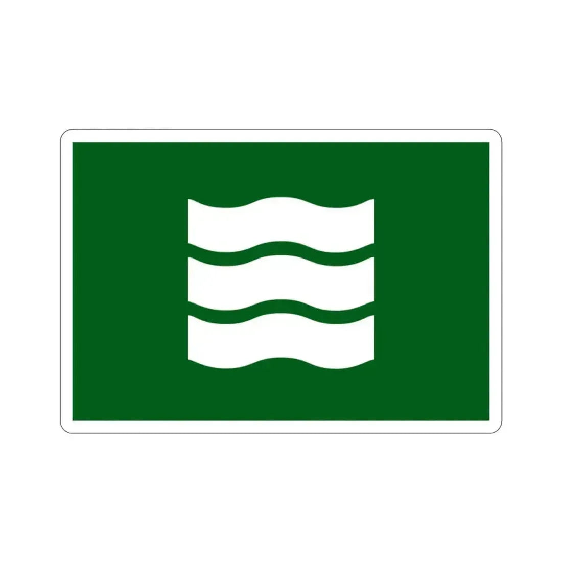 Flag of Hiroshima Hiroshima Japan STICKER Vinyl Die-Cut Decal 2 Inch - The Sticker Space