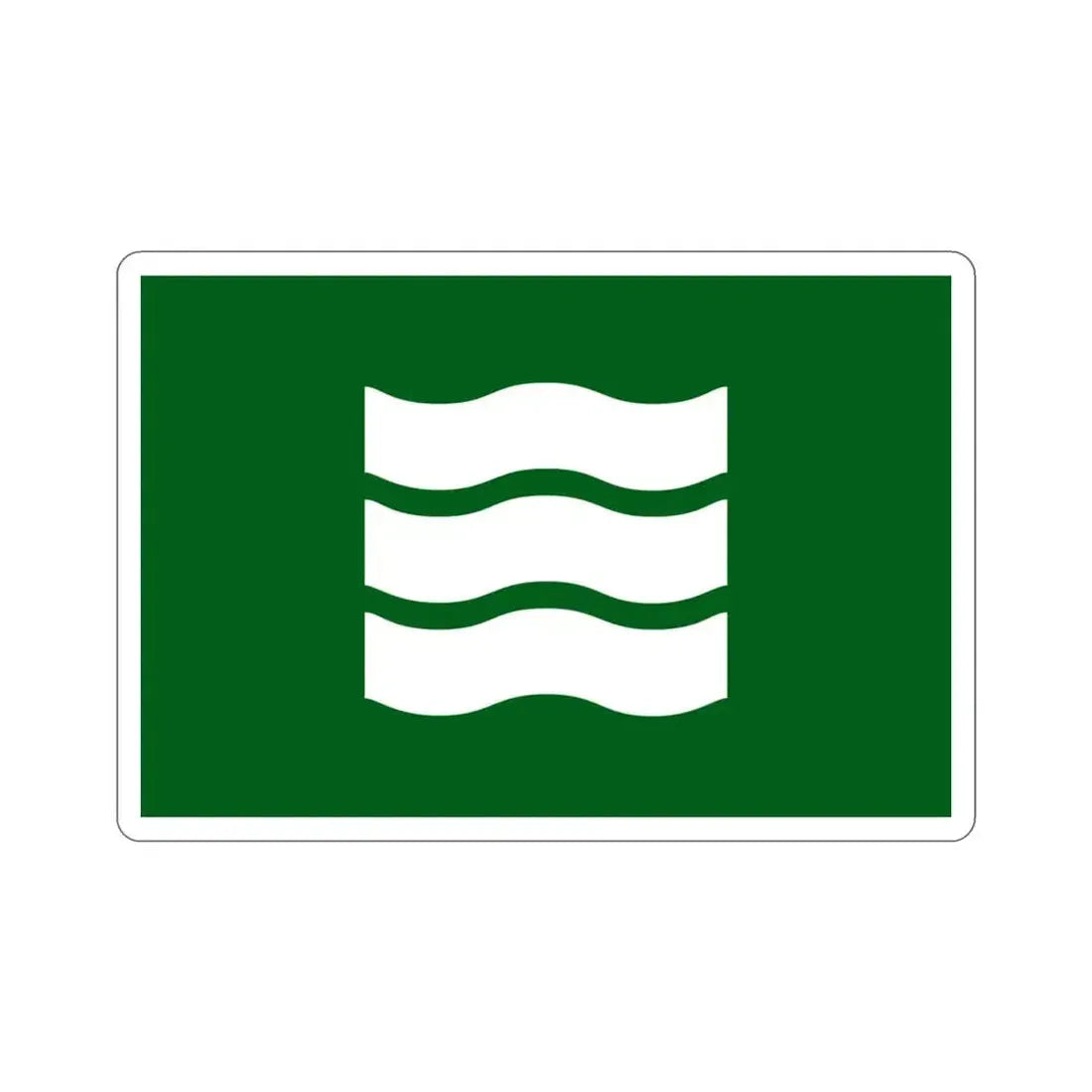 Flag of Hiroshima Hiroshima Japan STICKER Vinyl Die-Cut Decal 3 Inch - The Sticker Space