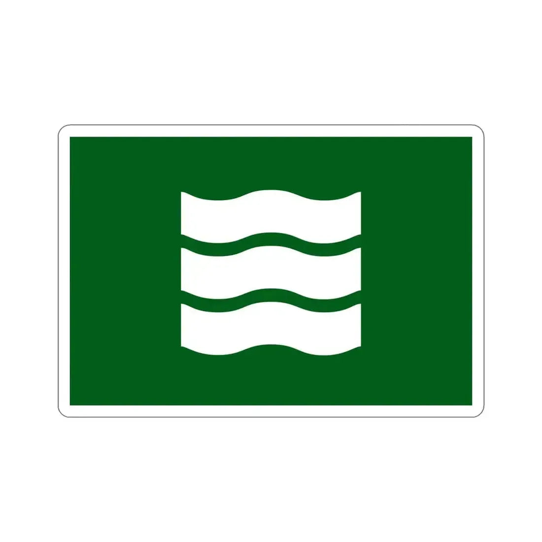 Flag of Hiroshima Hiroshima Japan STICKER Vinyl Die-Cut Decal - The Sticker Space