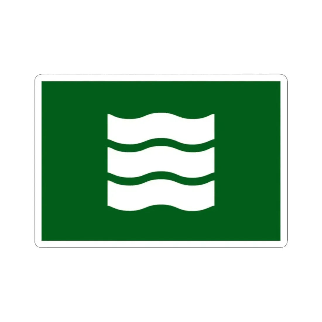 Flag of Hiroshima Hiroshima Japan - STICKER Vinyl Kiss-Cut Decal - The Sticker Space