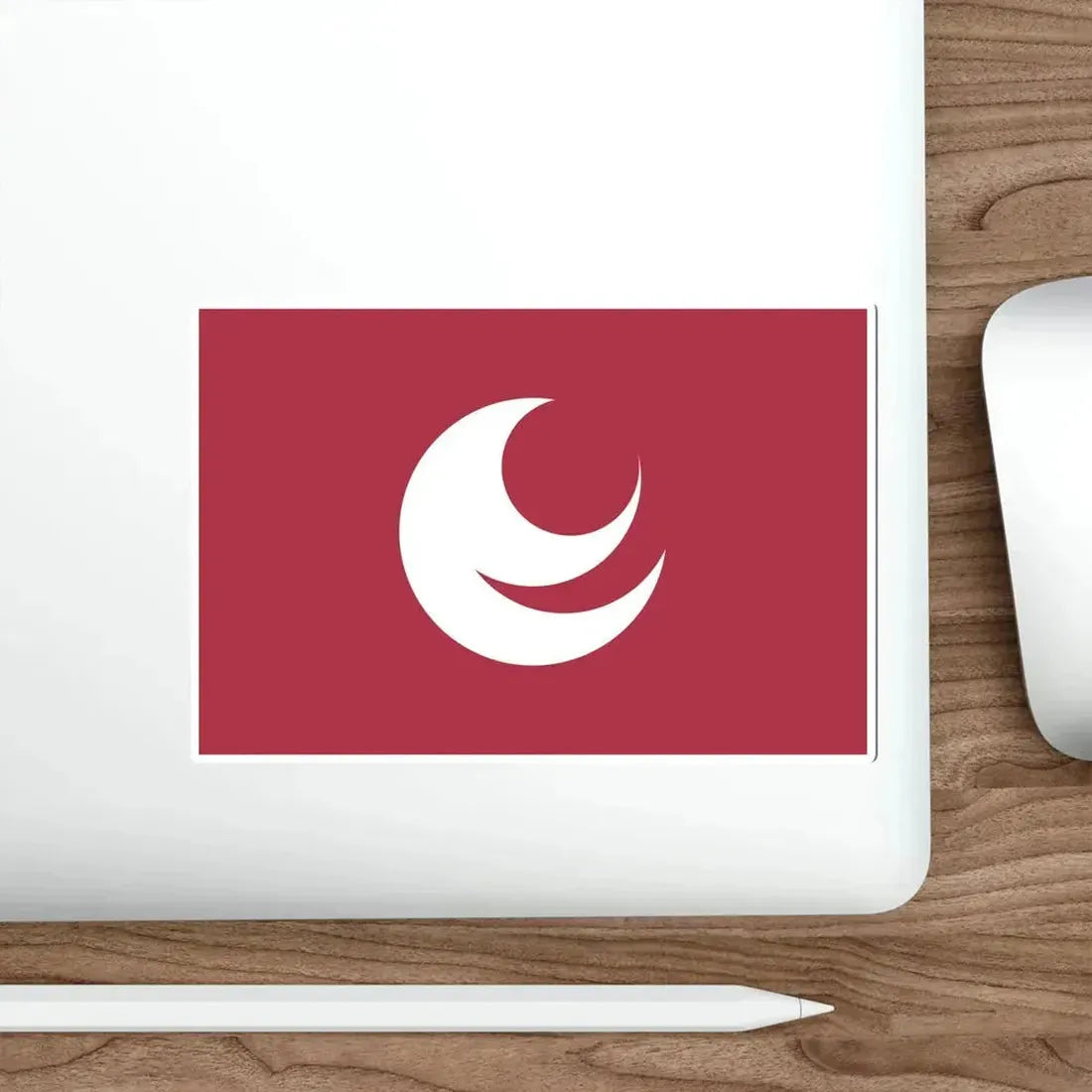 Flag of Hiroshima Prefecture Japan STICKER Vinyl Die-Cut Decal - The Sticker Space