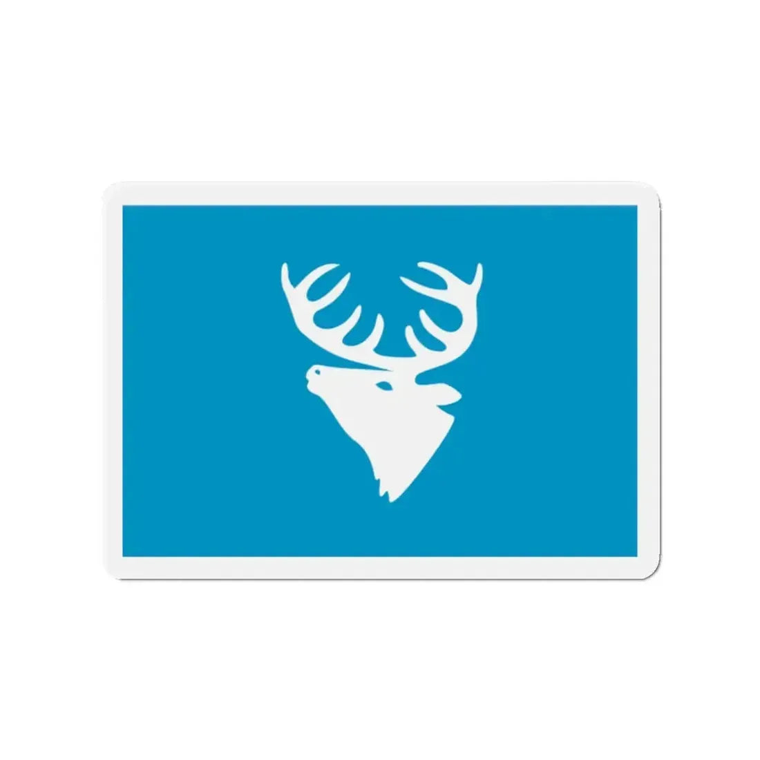 Flag of Hitra Trøndelag Norway - Refrigerator Magnet 2 Inch - The Sticker Space