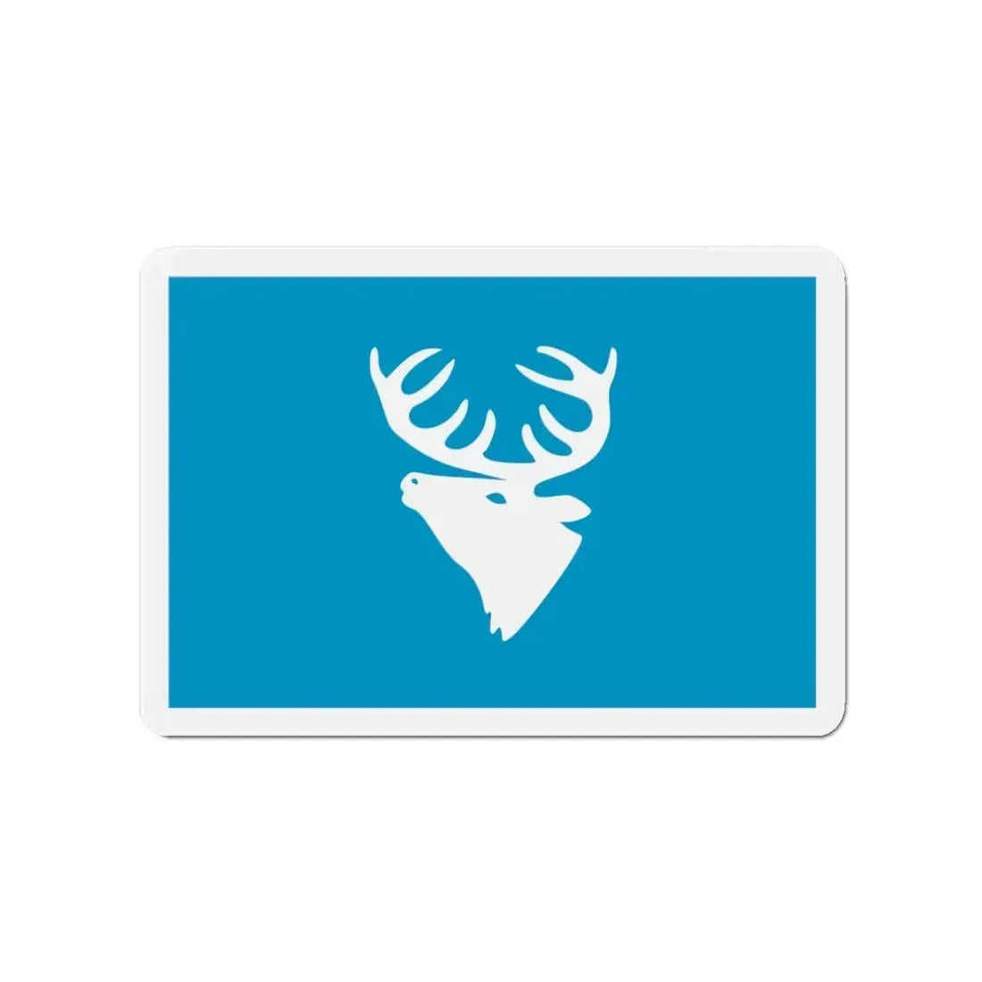 Flag of Hitra Trøndelag Norway - Refrigerator Magnet 3 Inch - The Sticker Space