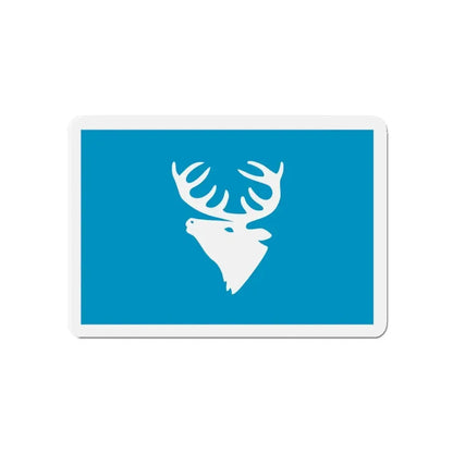 Flag of Hitra Trøndelag Norway - Refrigerator Magnet 4 Inch - The Sticker Space