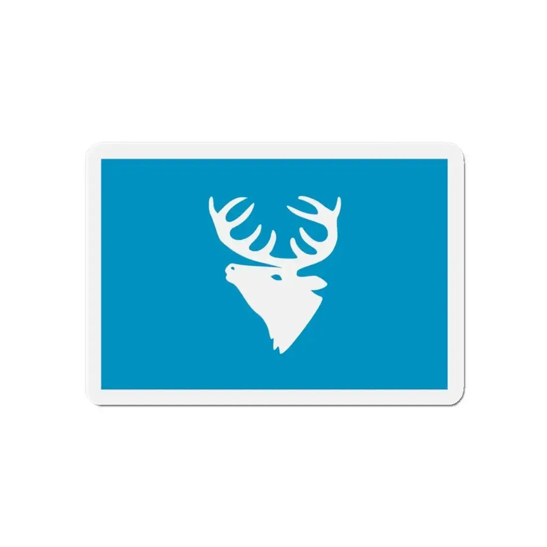 Flag of Hitra Trøndelag Norway - Refrigerator Magnet 5 Inch - The Sticker Space