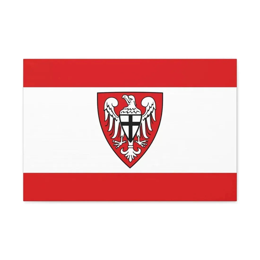 Flag of Hochsauerlandkreis Germany - Canvas Wall Art 24″ x 16″ 1.25" - The Sticker Space