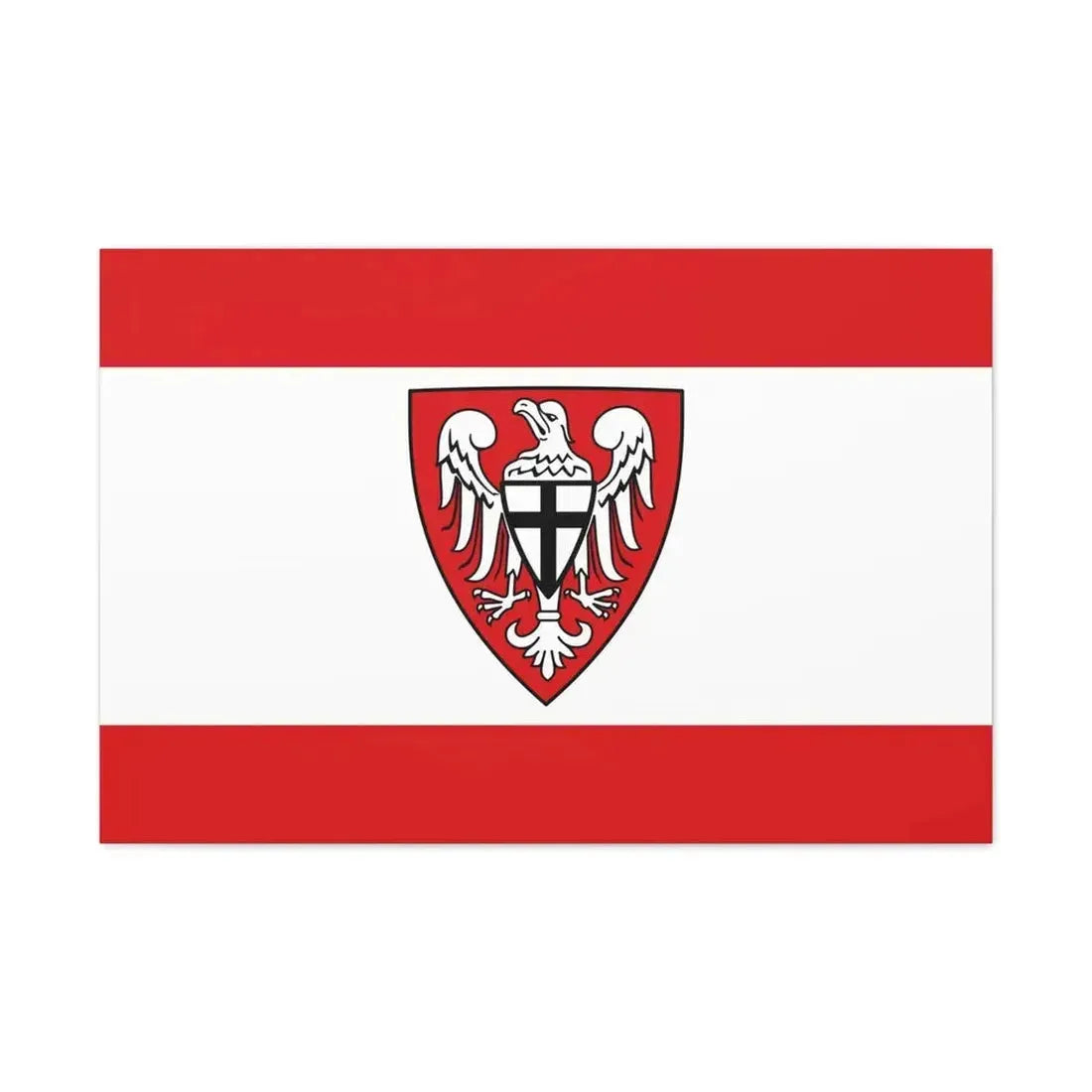 Flag of Hochsauerlandkreis Germany - Canvas Wall Art 36" x 24" 1.25" - The Sticker Space