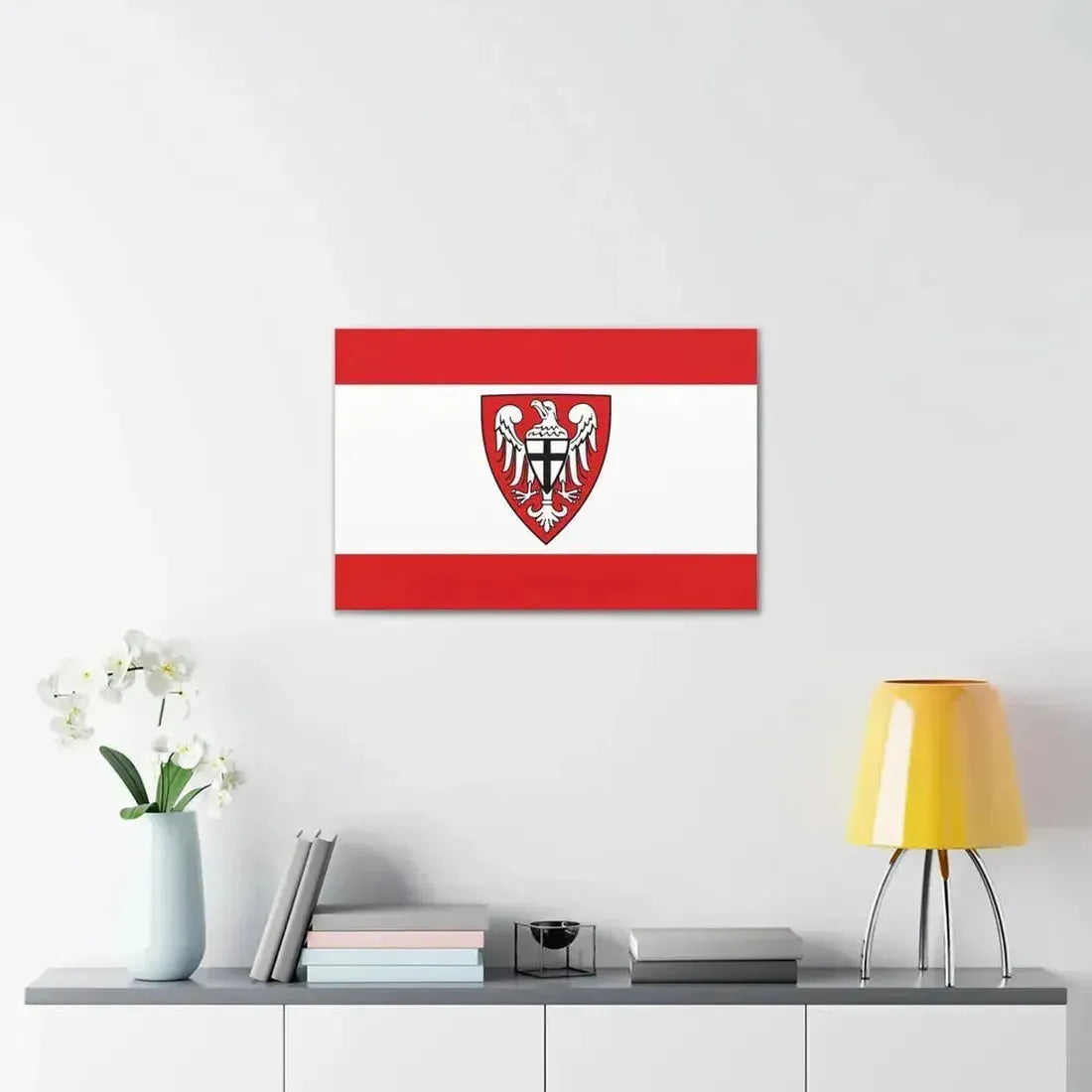 Flag of Hochsauerlandkreis Germany - Canvas Wall Art - The Sticker Space