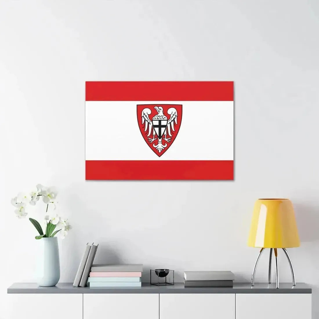 Flag of Hochsauerlandkreis Germany - Canvas Wall Art - The Sticker Space