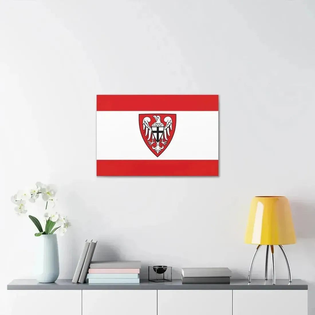 Flag of Hochsauerlandkreis Germany - Canvas Wall Art - The Sticker Space