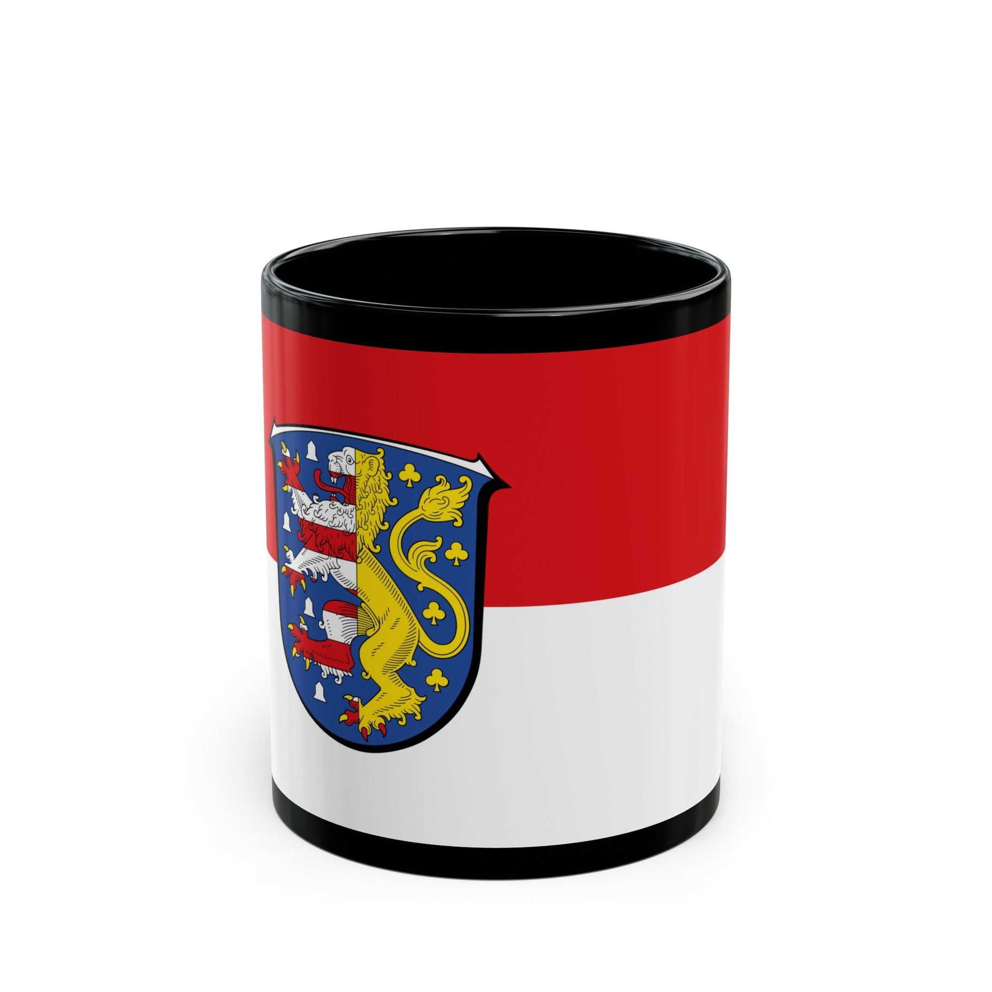 Flag of Hochtaunuskreis Germany - Black Coffee Mug-11oz-The Sticker Space