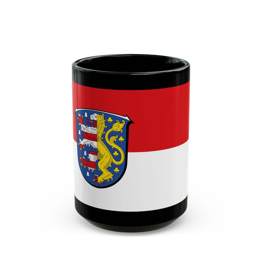 Flag of Hochtaunuskreis Germany - Black Coffee Mug-15oz-The Sticker Space